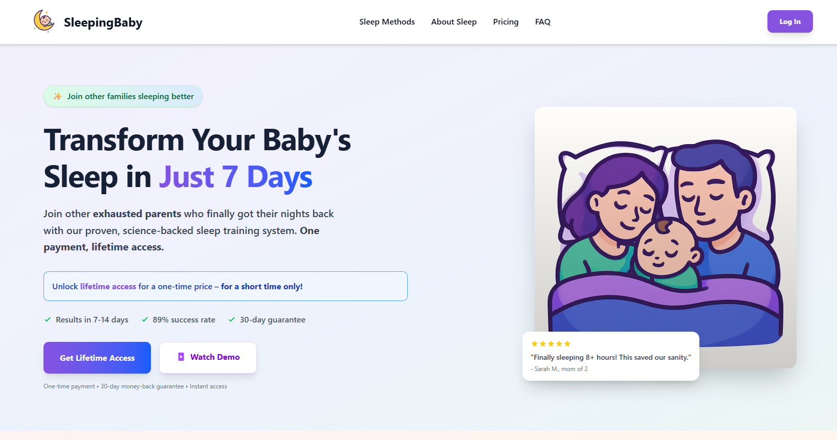 Sleeping Baby - Transform Your Baby's Sleep in 7 Days